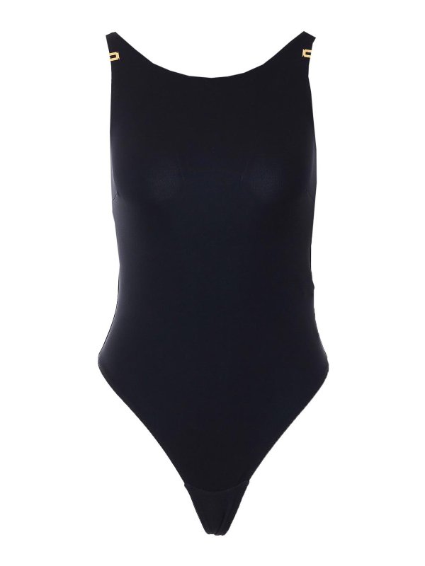 ELISABETTA FRANCHI: Tops und Tank Tops - Top - Schwarz