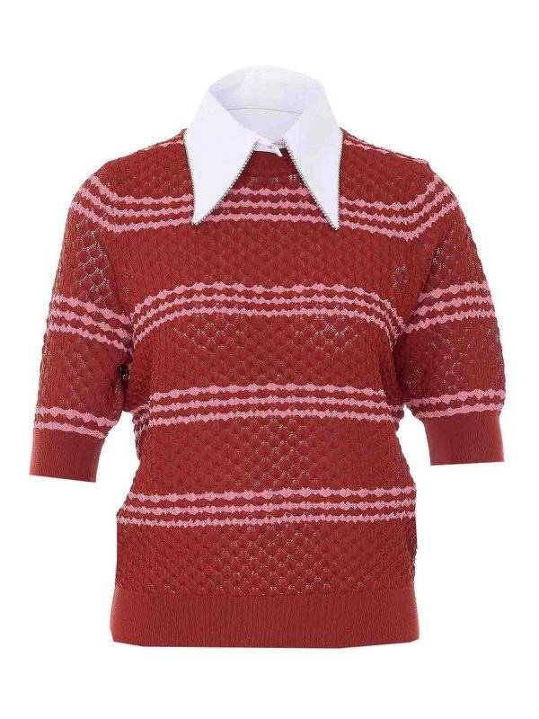 ESSENTIEL ANTWERP: Pull col rond - Pull Col Rond - Rouge