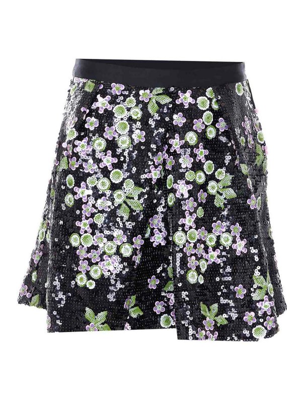 ESSENTIEL ANTWERP: Knee length skirts & Midi - Black Japanese Skirt