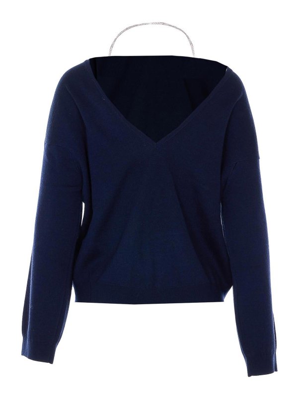 ESSENTIEL ANTWERP: crew necks online - Blue Jemini Sweater