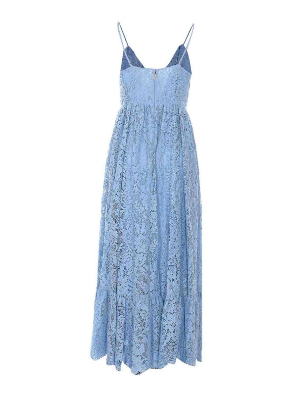 Michael Michael Kors: knee length dresses online - Light Blue Lace Dress