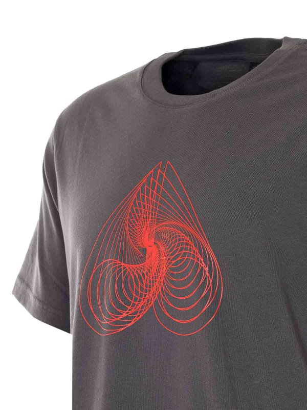 The Best Shops MOOSE KNUCKLES: t-shirts - Cement Eclipso T-Shirt