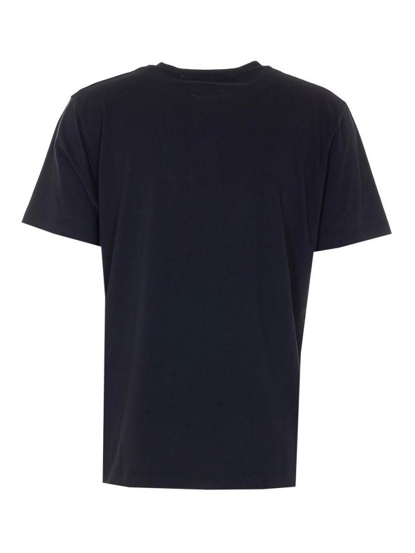 OFF-WHITE: t-shirt online - T-shirt nera con piccola freccia