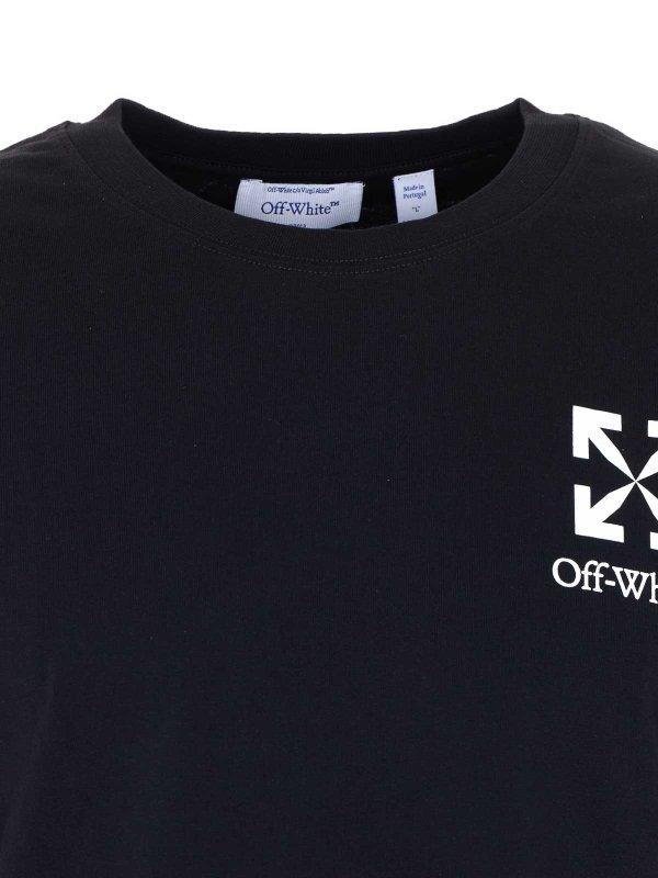 T-shirt nera con piccola freccia Replica 
online: OFF-WHITE
