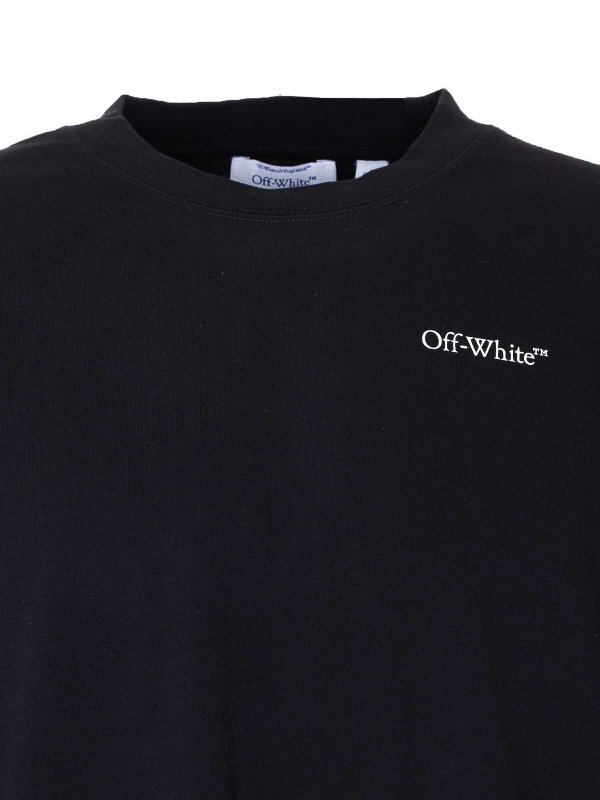 Tシャツ - 黒 shop online: OFF-WHITE