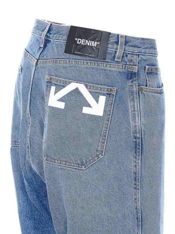 The Best Shops OFF-WHITE: ベルボトムジーンズ - フレアジーンズ - ブルー
