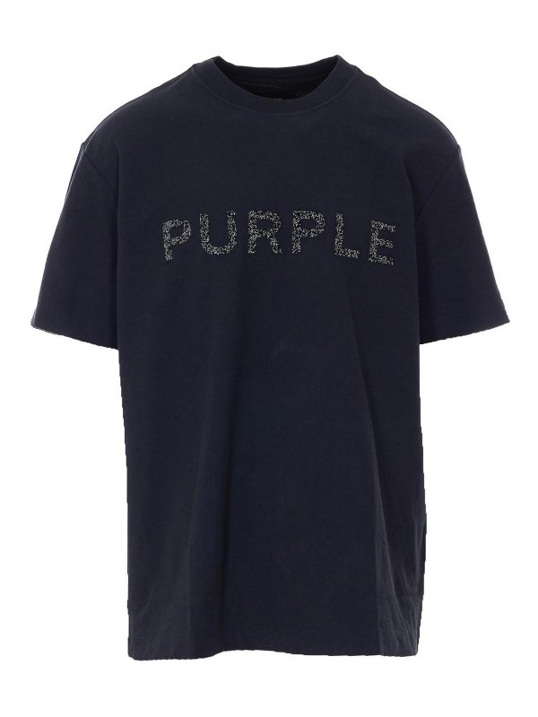 PURPLE BRAND: Camisetas - Camiseta - Negro