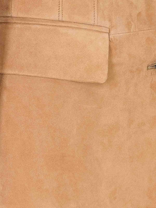 The Best Shops S.W.O.R.D 6.6.44: leather jacket - Beige Suede Jacket