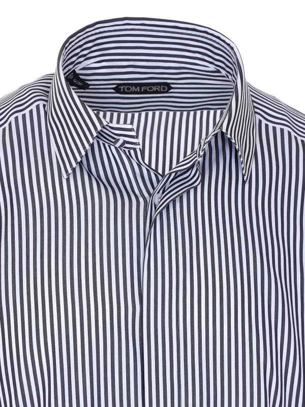 シャツ - ブルー Replica 
online: TOM FORD