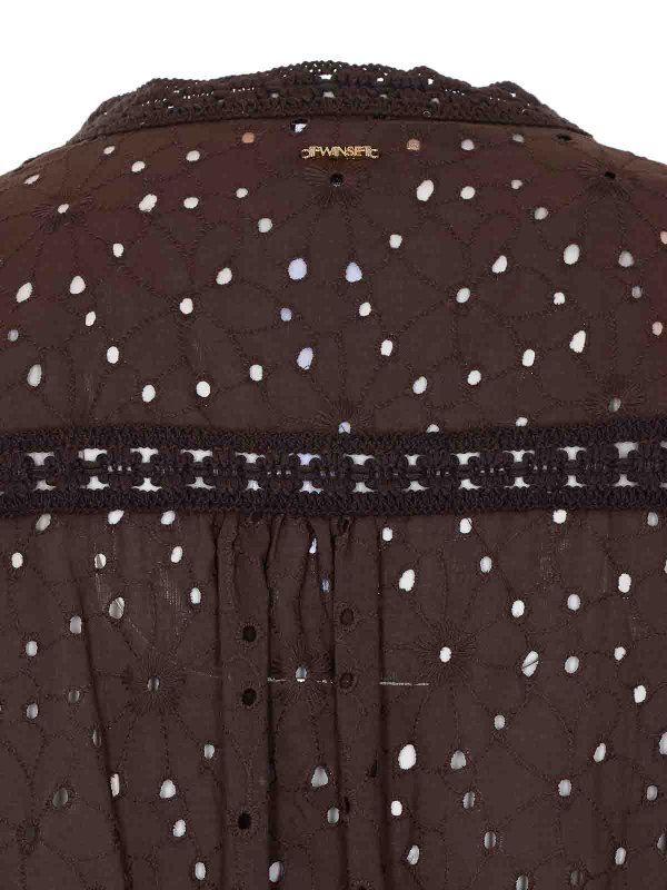 The Best Shops TWINSET: ニーレングスドレス - 膝丈ドレス - ブラウン