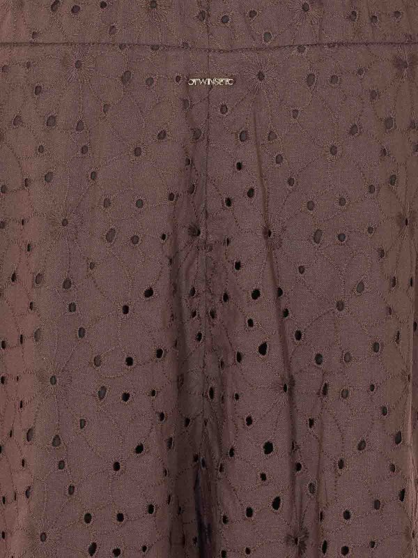 The Best Shops TWINSET: ベルボトムジーンズ - フレアジーンズ - ブラウン