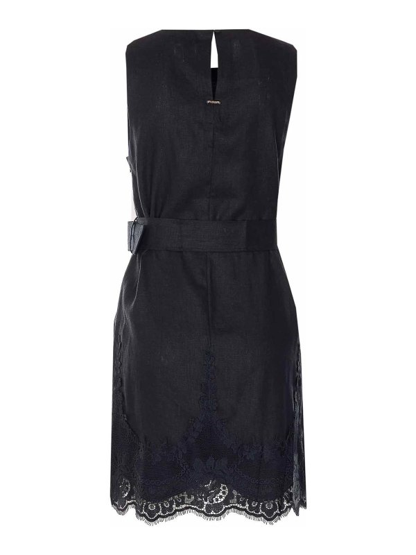 TWINSET: knee length dresses online - Black Dress