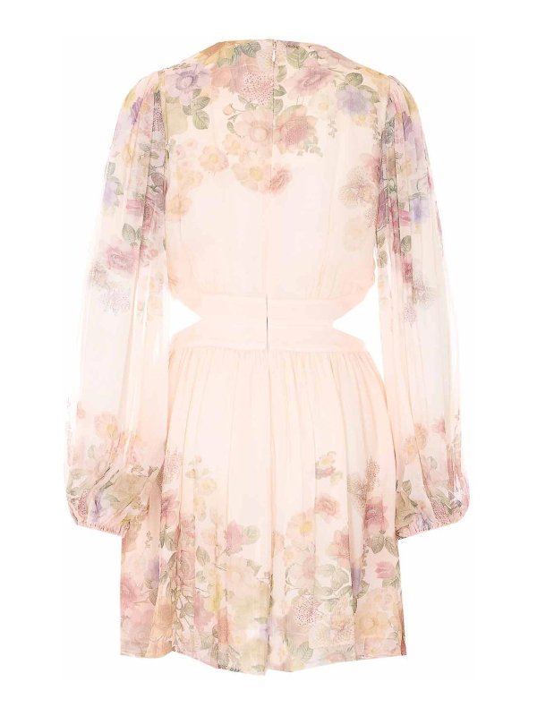 TWINSET: knee length dresses online - Pink Floral Print Dress