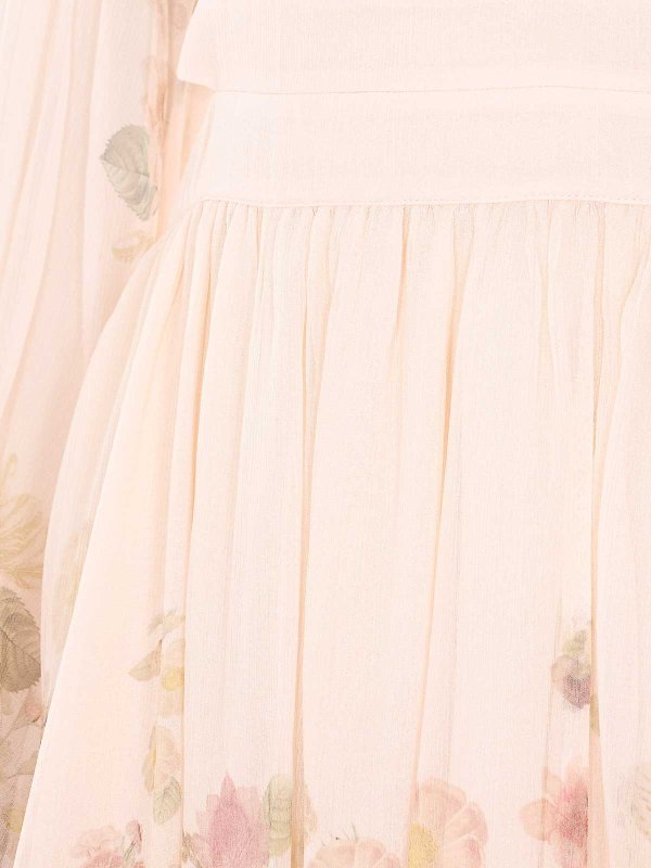 The Best Shops TWINSET: knee length dresses - Pink Floral Print Dress