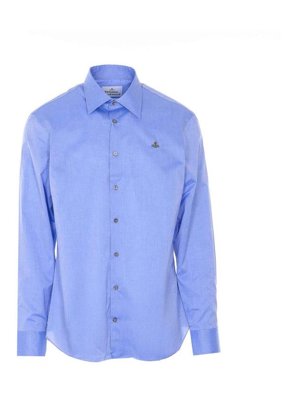 VIVIENNE WESTWOOD: shirts - Blue Ghost Shirt