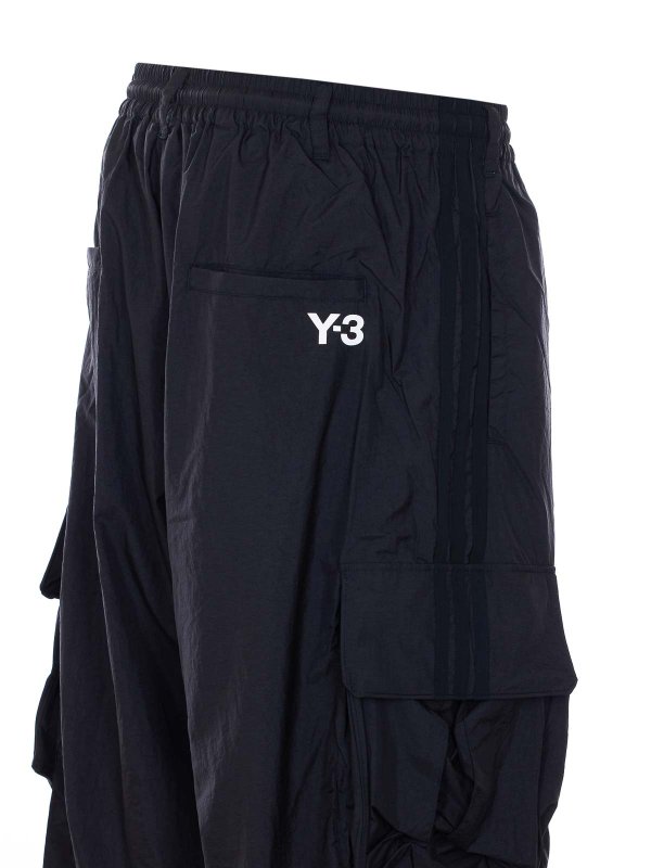 The Best Shops Y-3: スウェットパンツ - トラックスーツ ボトムス - 黒