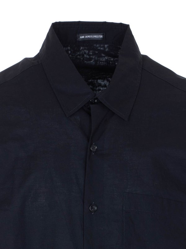 Black Mark High Comfy Shirt Replica 
online: ANN DEMEULEMEESTER