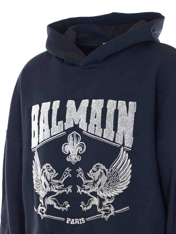 The Best Shops Balmain: Sweatshirts und Pullover - Sweatshirt - Schwarz