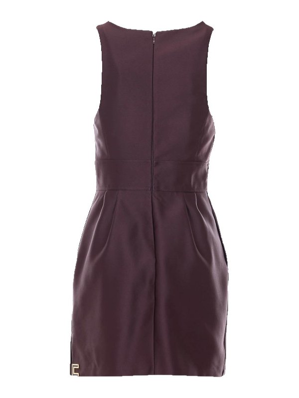 ELISABETTA FRANCHI: Robes courtes online - Robe Courte - Marron