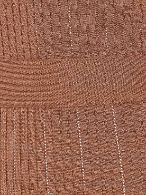 The Best Shops ELISABETTA FRANCHI: ニーレングスドレス - 膝丈ドレス - ブラウン