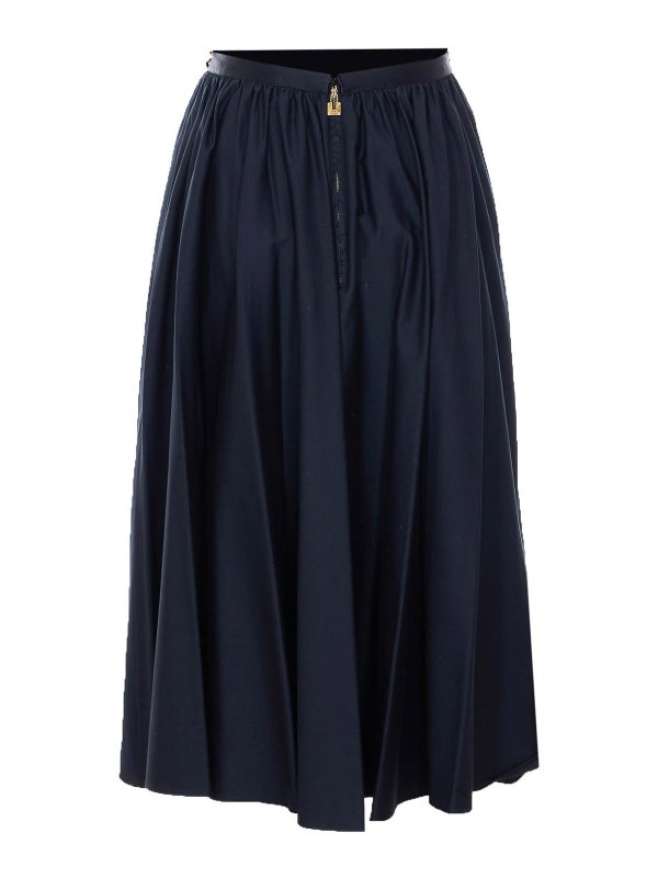 ELISABETTA FRANCHI: Knielange und Midi Röcke online - Midirock - Schwarz