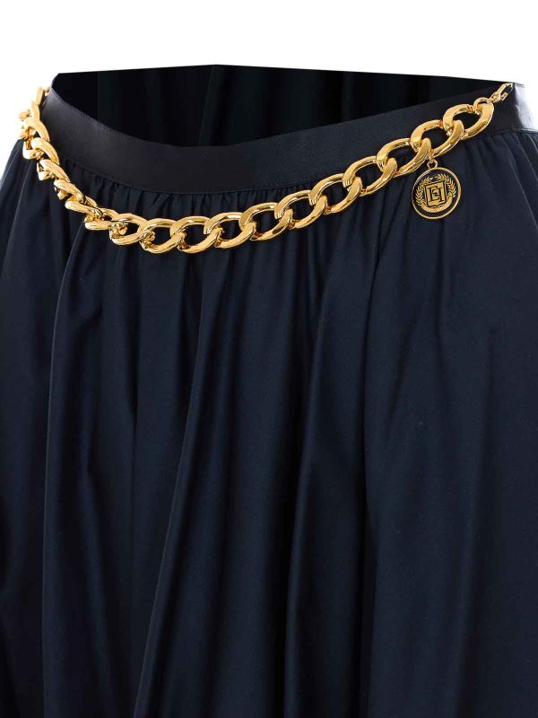 The Best Shops ELISABETTA FRANCHI: Knielange und Midi Röcke - Midirock - Schwarz