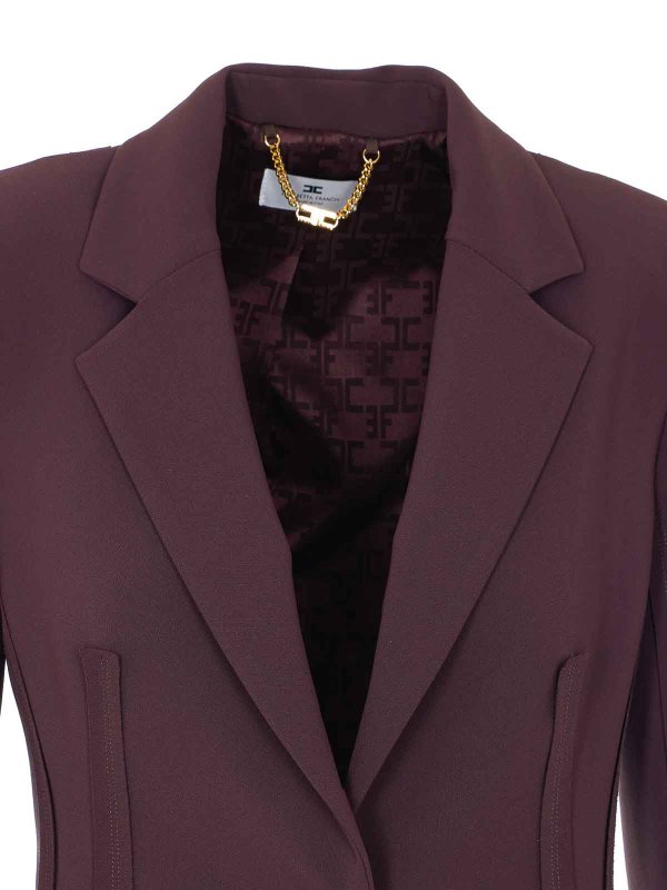 Bourdeaux Double Breasted Button Closure Replica 
online: ELISABETTA FRANCHI