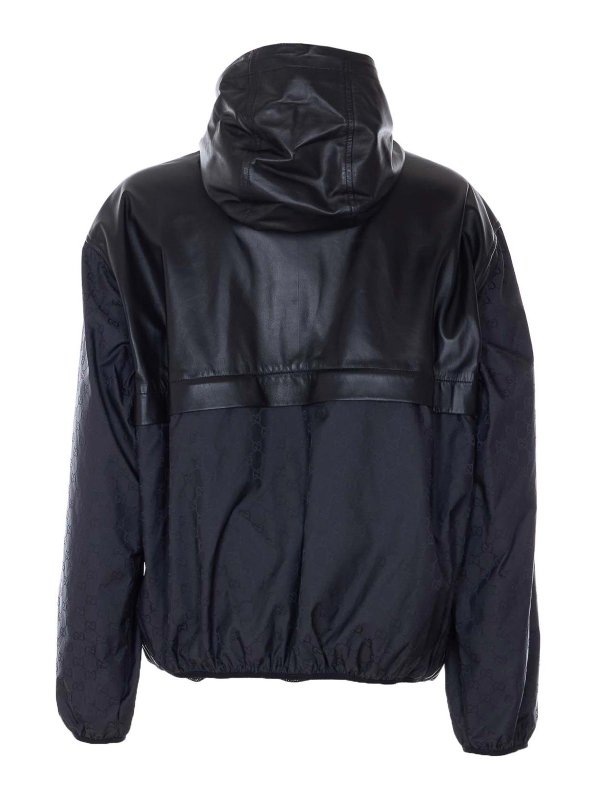 GUCCI: bombers online - Black Hooded Bomber