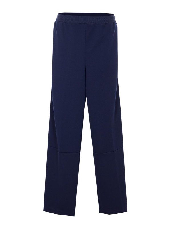 GUCCI: casual trousers - Blue Track Pantselasticized On Waist