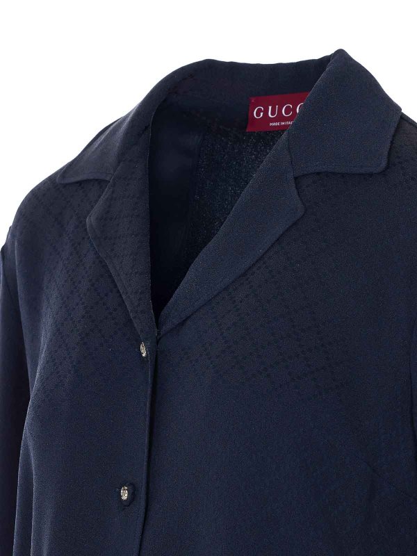The Best Shops GUCCI: shirts - Blue Shirt