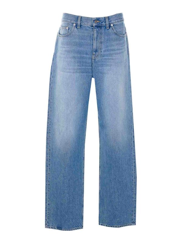 GUCCI: straight leg jeans - Denim Jeans