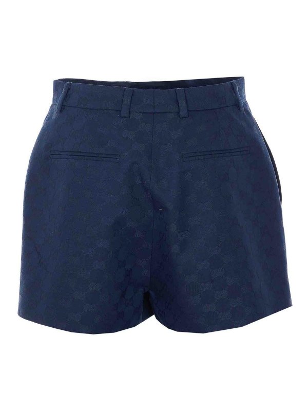GUCCI: Trousers Shorts online - Blue Shorts