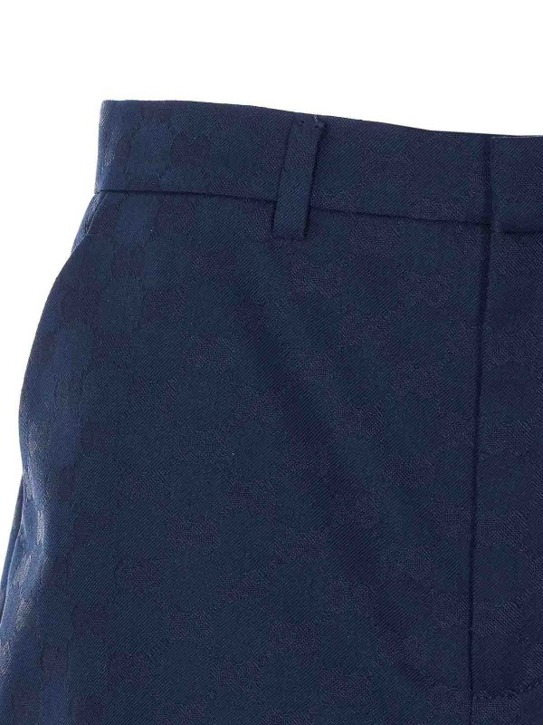 Blue Shorts shop online: GUCCI