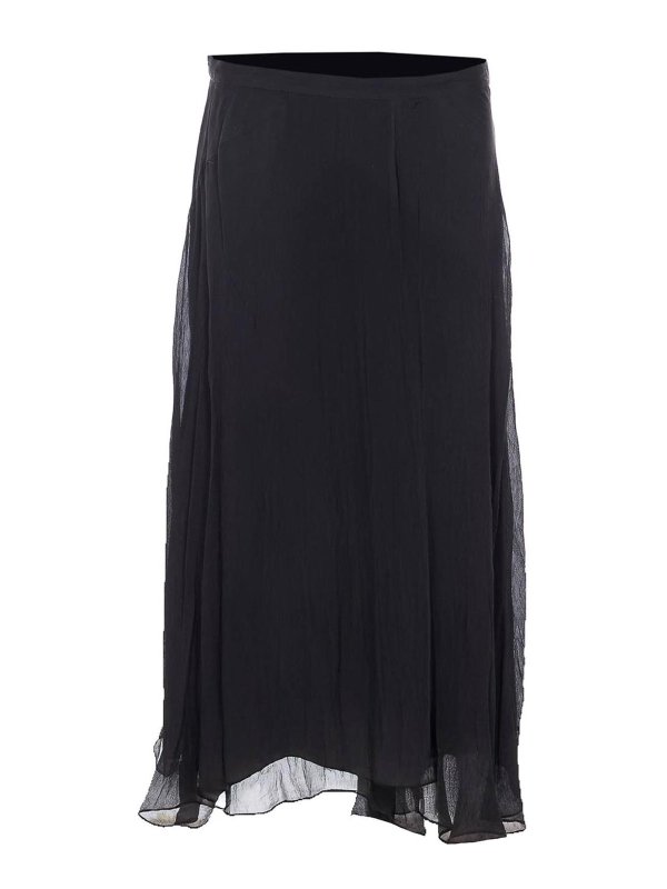 Isabel Marant Etoile: Knee length skirts & Midi - Black Lycia Skirt
