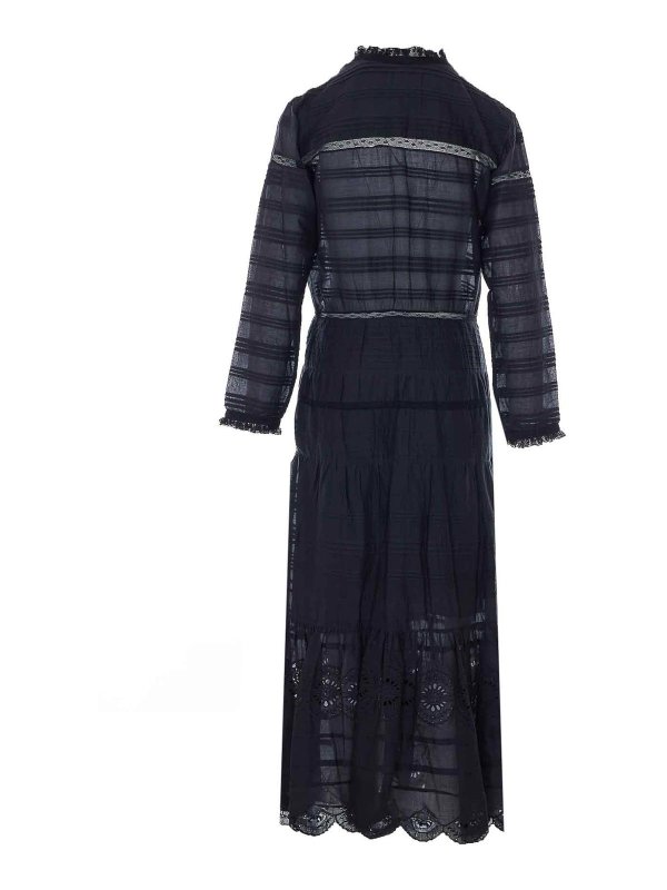 Isabel Marant Etoile: Knielange Kleider online - Knielanges Kleid - Schwarz