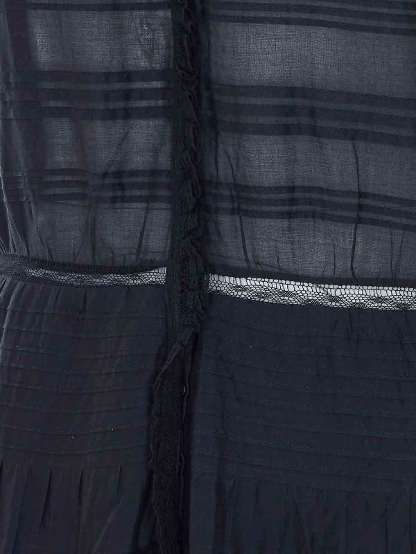 The Best Shops Isabel Marant Etoile: Knielange Kleider - Knielanges Kleid - Schwarz