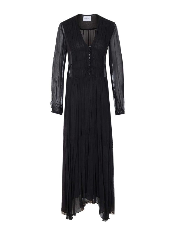Isabel Marant Etoile: Vestidos media pierna - Vestido Midi - Negro