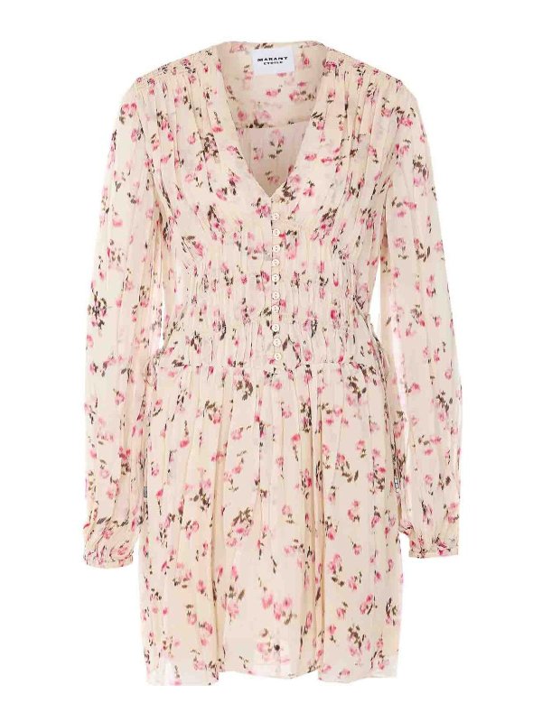 Isabel Marant Etoile: ニーレングスドレス - 膝丈ドレス - ベージュ