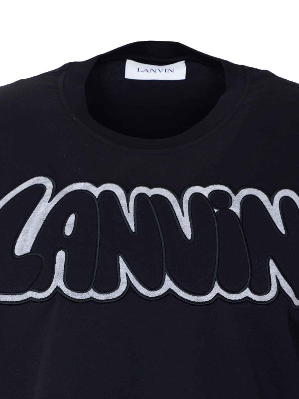 Maglietta nera Replica 
online: LANVIN