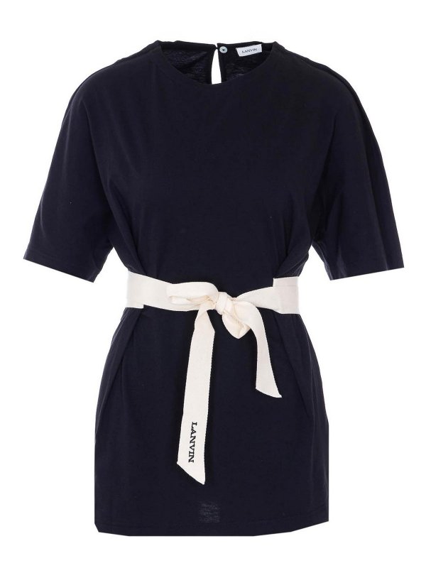 LANVIN: T-shirts - T-Shirt - Noir
