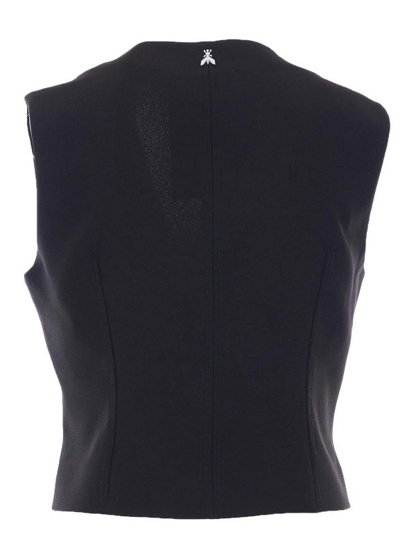 PATRIZIA PEPE: Gilets tricot online - Gilet - Noir