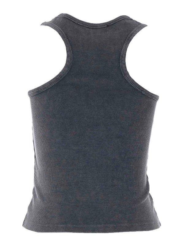 PATRIZIA PEPE: crew necks online - Grey Tank Top