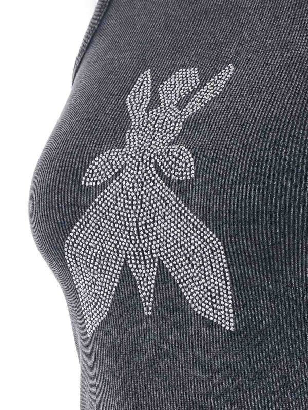 The Best Shops PATRIZIA PEPE: crew necks - Grey Tank Top