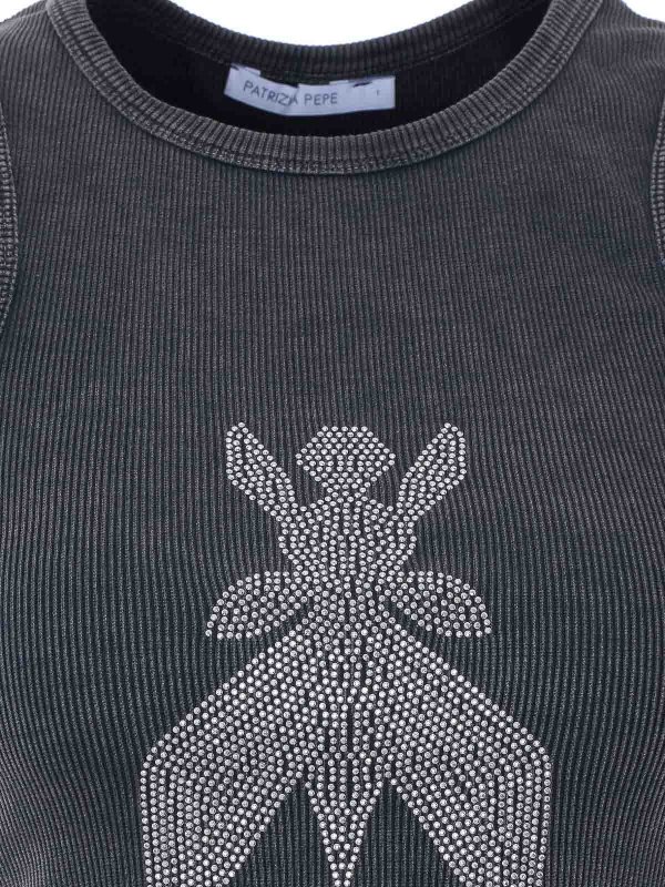 Grey Tank Top Replica 
online: PATRIZIA PEPE