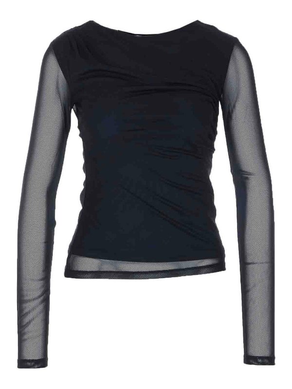 PATRIZIA PEPE: トップス＆タンクトップ - トップ/タンクトップ - 黒