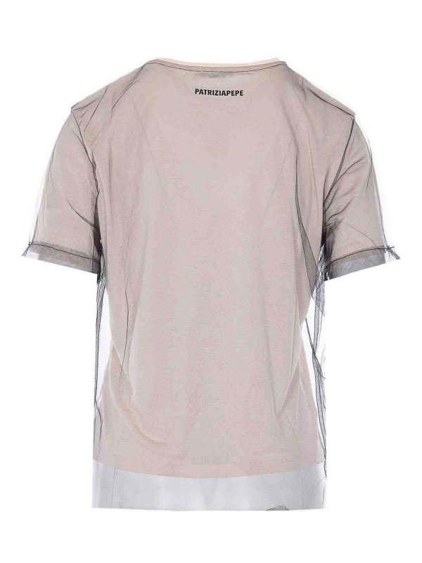 PATRIZIA PEPE: Tops & Tank tops online - Warm Ivory Top