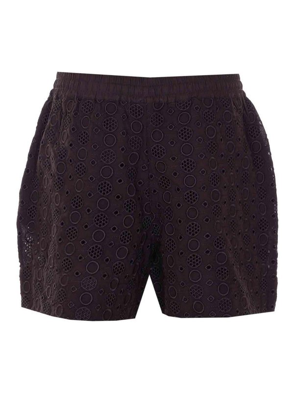 MULBERRY: Trousers Shorts online - Brown Liz Shorts