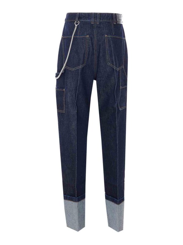 SPORTMAX: Straight Leg Jeans online - Straight Leg Jeans - Blau