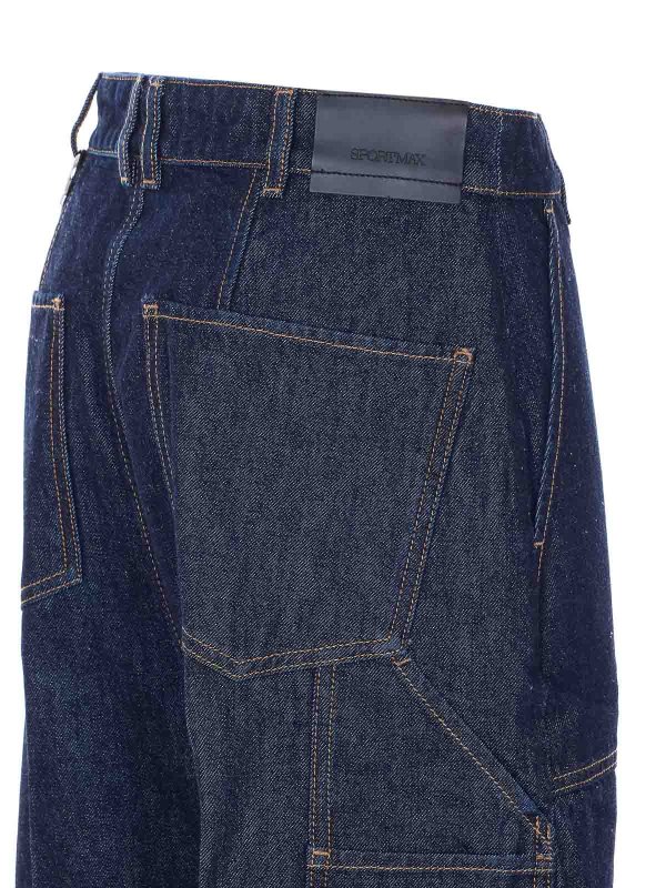 The Best Shops SPORTMAX: Straight Leg Jeans - Straight Leg Jeans - Blau