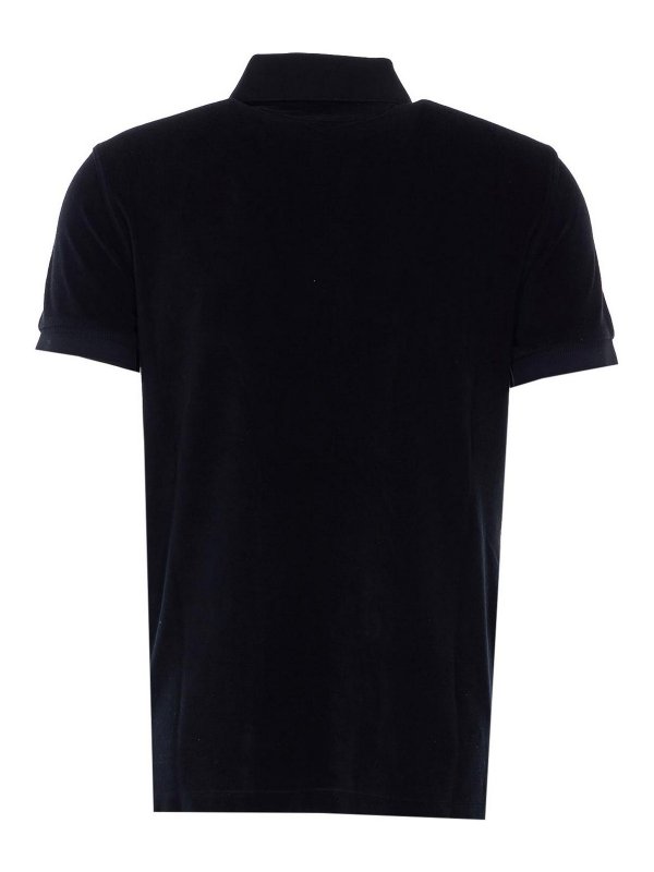 TOM FORD: polo shirts online - Black Velvet Polo
